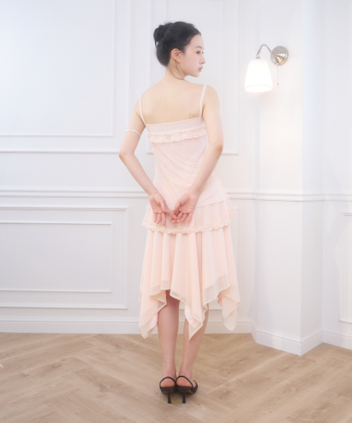 IRIS LOW RISE MIDI SKIRT PINK