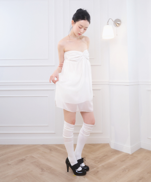 LOLA MINI DRESS WHITE