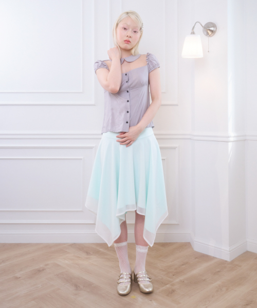 PARIS BLOUSE GRAY