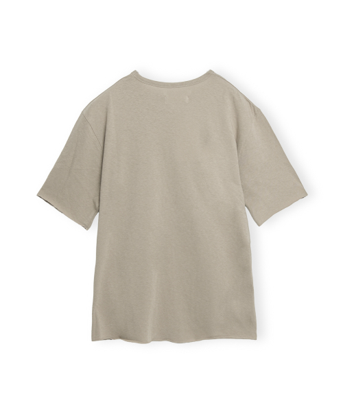 Cut Off Half Sleeve, Beige