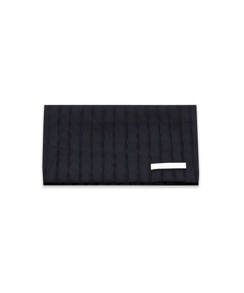 Crinkle Lace Wide Hair Bandana (2color)_Black