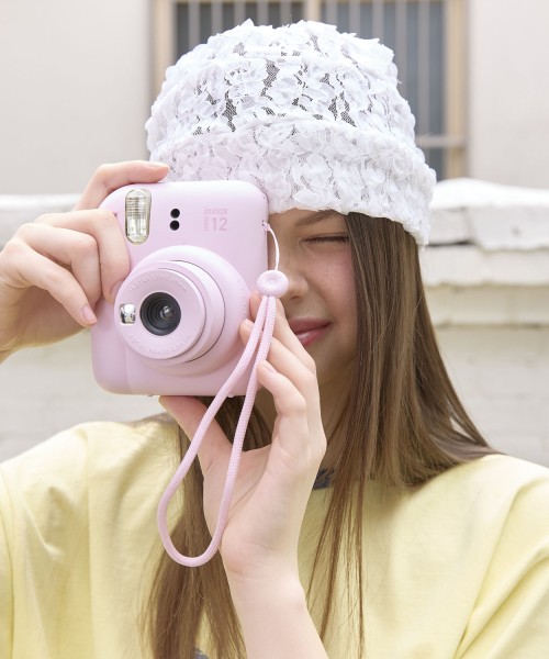Flower Lace Pleated Beanie Hat (2color)_White