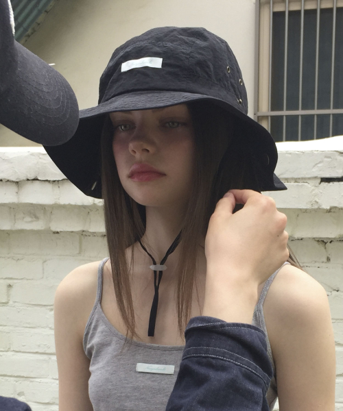 Waterproof Safari Bucket Hat (2color)_Black