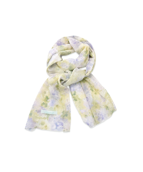 Watercolor Flower Scarf (3color)_Yellow