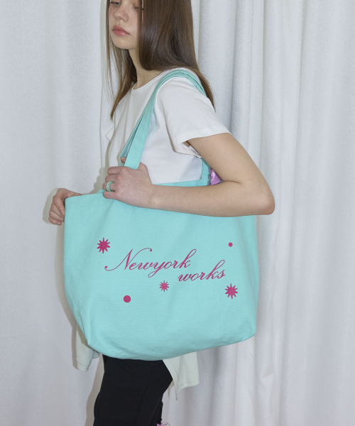 Newyorkworks Big Eco Bag (2color)_Mint