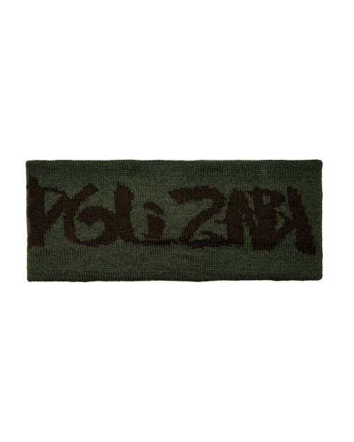 Signature Jacquard Logo Knit Hair Band (Khaki)