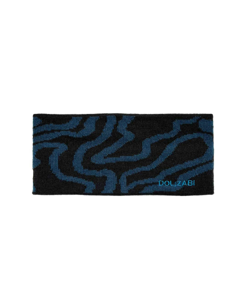 Contour Line Knit Hair Band (Blue)