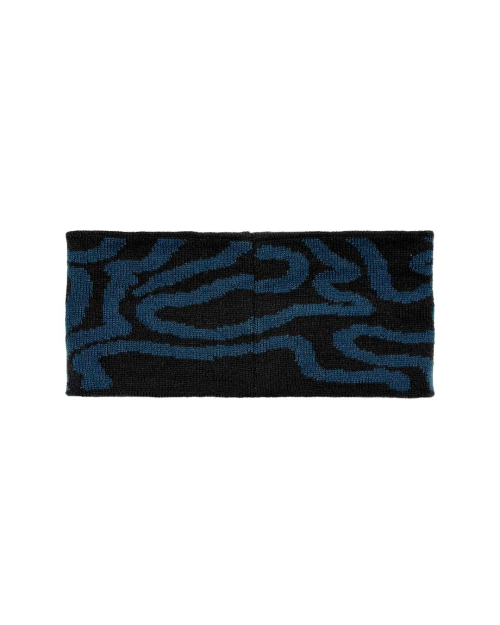 Contour Line Knit Hair Band (Blue)