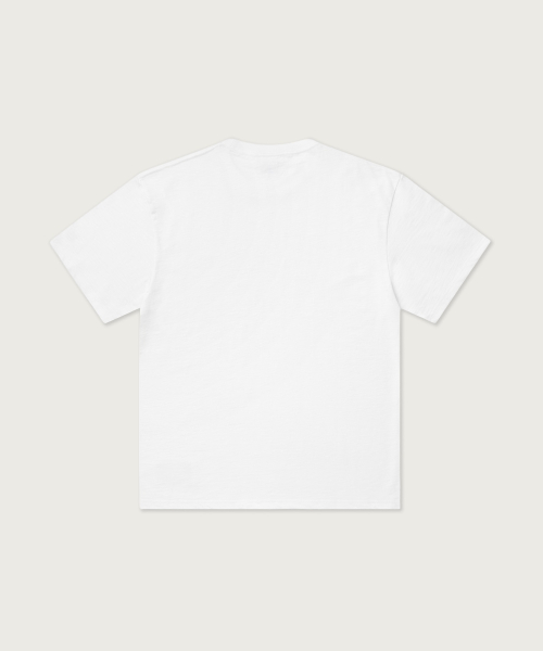 슬럽 조그택 반팔 티셔츠 White