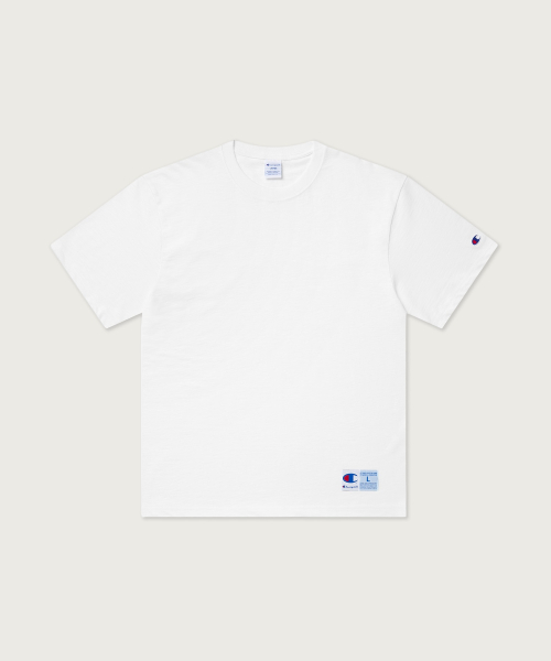 슬럽 조그택 반팔 티셔츠 White