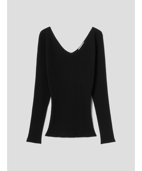 Delia Knit Top Black (TA6151A035)