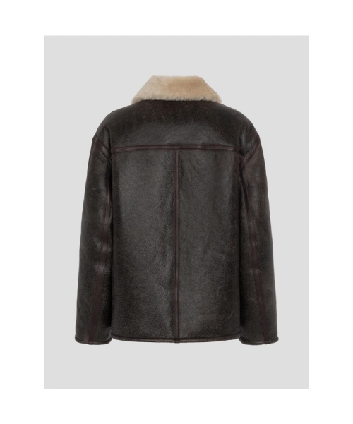 Reversible Shearling Jacket Brown (TA5X11A05D)