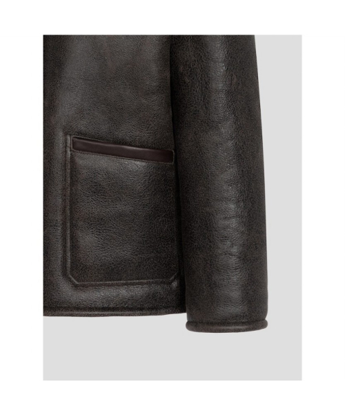 Reversible Shearling Jacket Brown (TA5X11A05D)