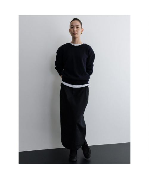 Cargo Wool Skirt Black (TA5X27A035)