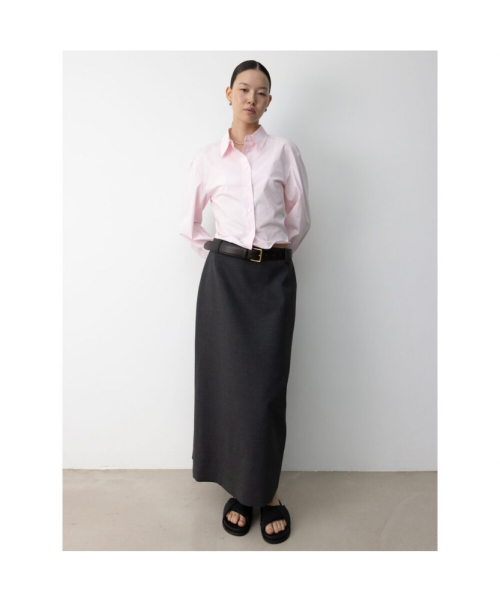 Troia H Line Skirt Grey (TA6127A043)