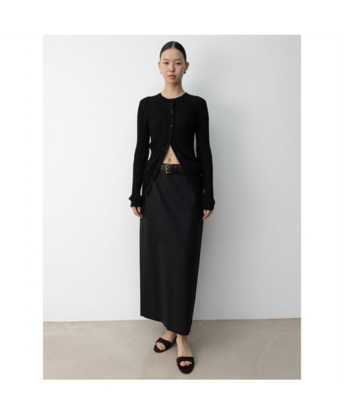 Troia H Line Skirt Black (TA6127A045)