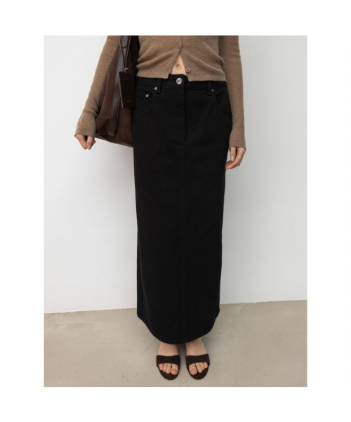 60s H Line Denim Skirt Black (TA6227A095)