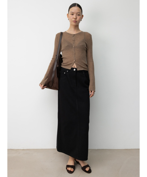 60s H Line Denim Skirt Black (TA6227A095)