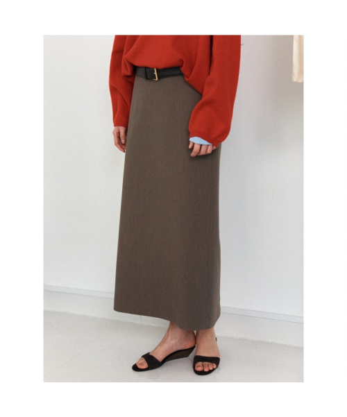 Classic H Line Skirt Brown (TA6227A02D)