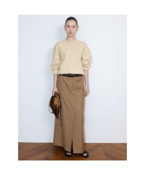 CharlieLong Skirt Beige (TA6227A07A)
