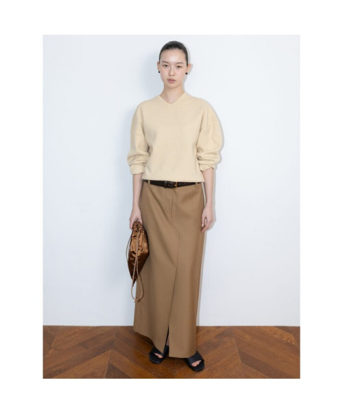 CharlieLong Skirt Beige (TA6227A07A)