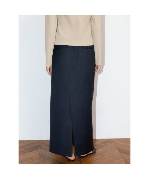 CharlieLong Skirt Navy (TA6227A07R)