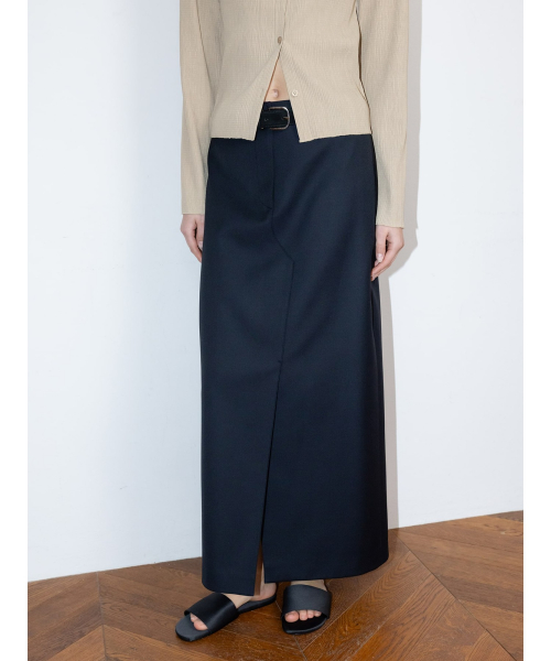 CharlieLong Skirt Navy (TA6227A07R)