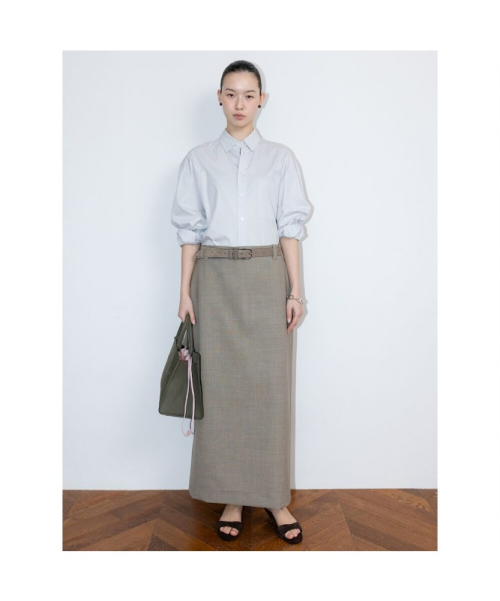 90S Jo H Line Skirt Beige (TA6227A10A)