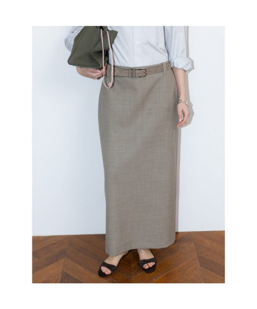 90S Jo H Line Skirt Beige (TA6227A10A)