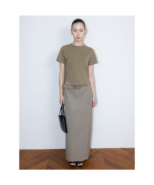 90S Jo H Line Skirt Beige (TA6227A10A)