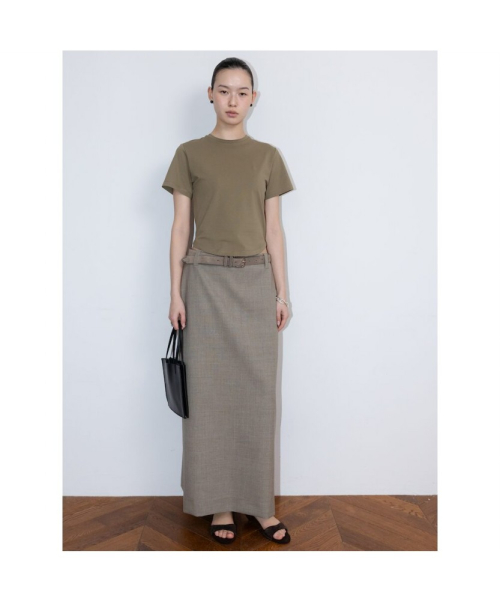 90S Jo H Line Skirt Beige (TA6227A10A)