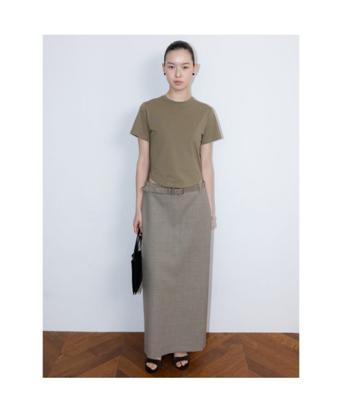 90S Jo H Line Skirt Beige (TA6227A10A)