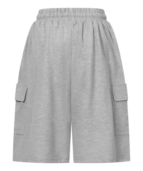 BENF SIDE POCKET BANDING BERMUDA PANTS UNISEX (3COLOR
