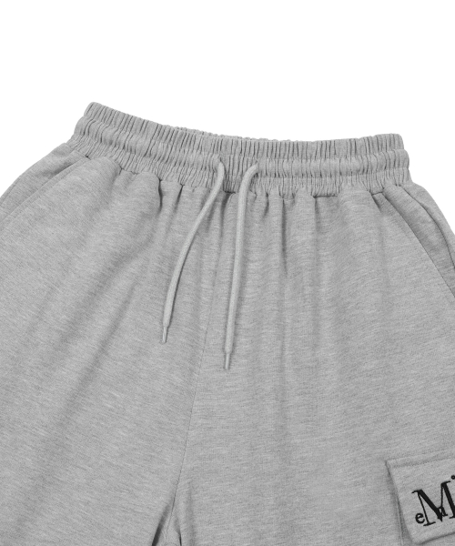 BENF SIDE POCKET BANDING BERMUDA PANTS UNISEX (3COLOR
