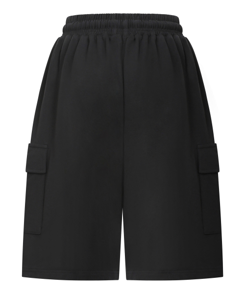 BENF SIDE POCKET BANDING BERMUDA PANTS UNISEX (3COLOR