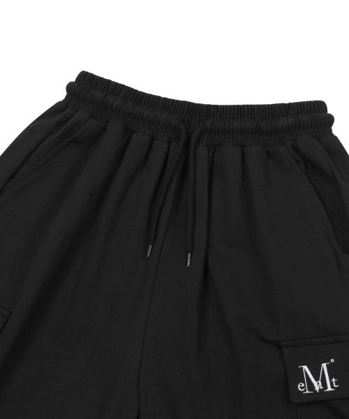 BENF SIDE POCKET BANDING BERMUDA PANTS UNISEX (3COLOR