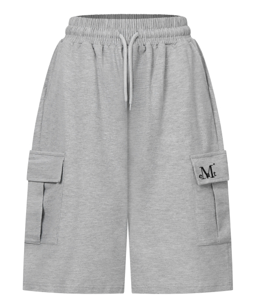 BENF SIDE POCKET BANDING BERMUDA PANTS UNISEX (3COLOR