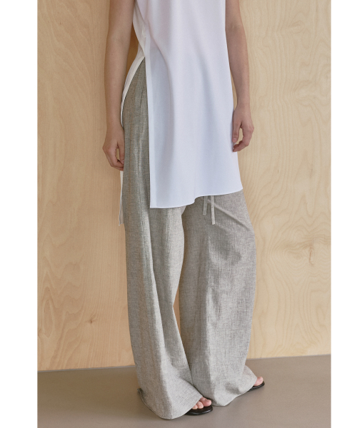 TIDI DRAWSTRING PANTS (MONO PATTERN)