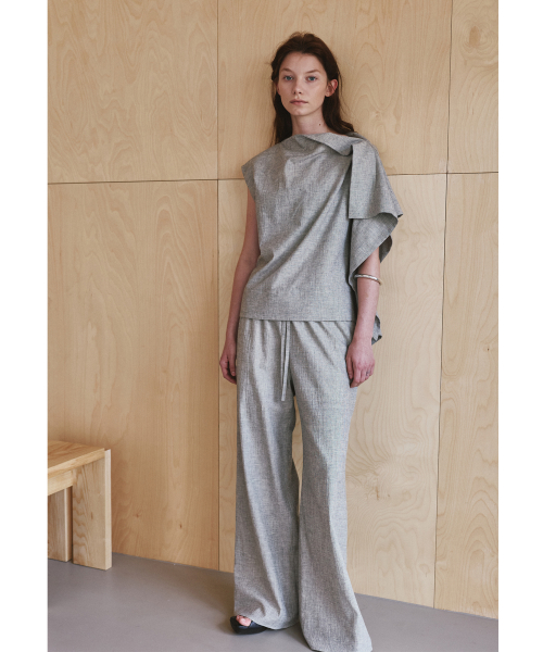 TIDI DRAWSTRING PANTS (MONO PATTERN)
