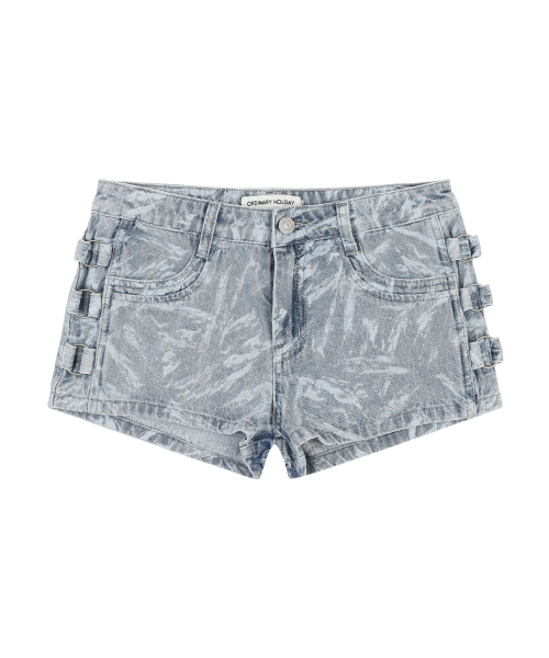 MICRO DENIM SHORTS [SKY BLUE]