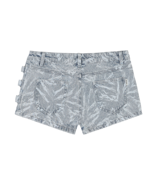 MICRO DENIM SHORTS [SKY BLUE]
