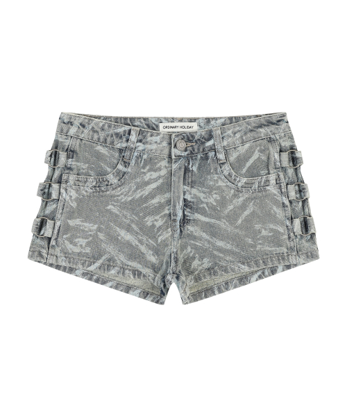 MICRO DENIM SHORTS [BLUE]
