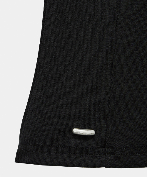 Shirring Eyelet Bolero Top (Black)