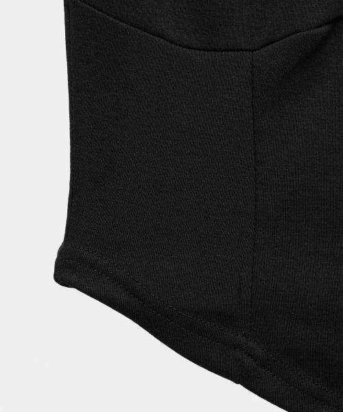 Layered Buckle Line Top (Black)