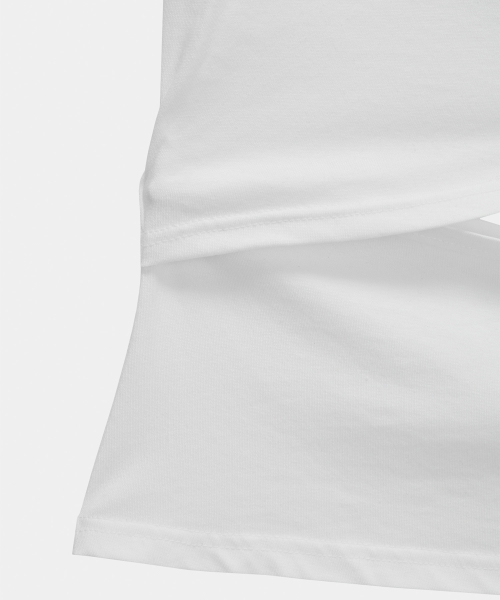 Cut-Out Open Short Sleeve (White)