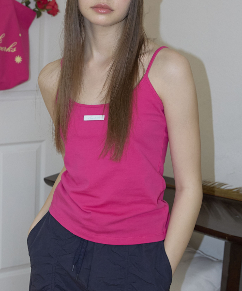 [2 PACK] Color Daily Strap Sleeveless & Embroidery Round Short Sleeve T-Shirt (9color)