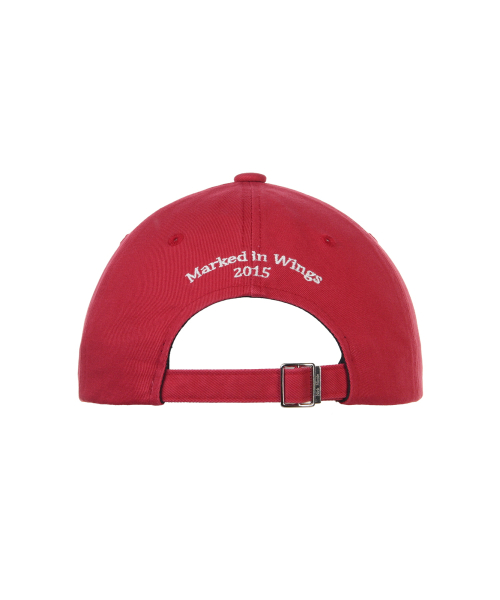 OVAL WAPPEN BALL CAP_RED