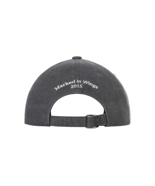OVAL WAPPEN BALL CAP_DENIM CHARCOAL