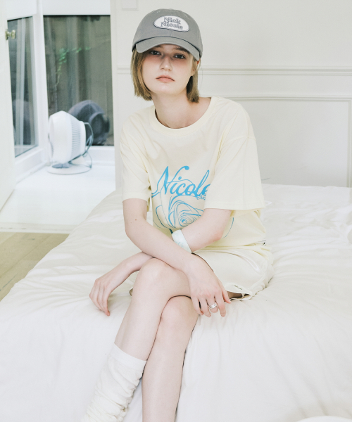 OVAL WAPPEN BALL CAP_GRAY