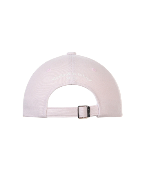 OVAL WAPPEN BALL CAP_PASTEL PINK